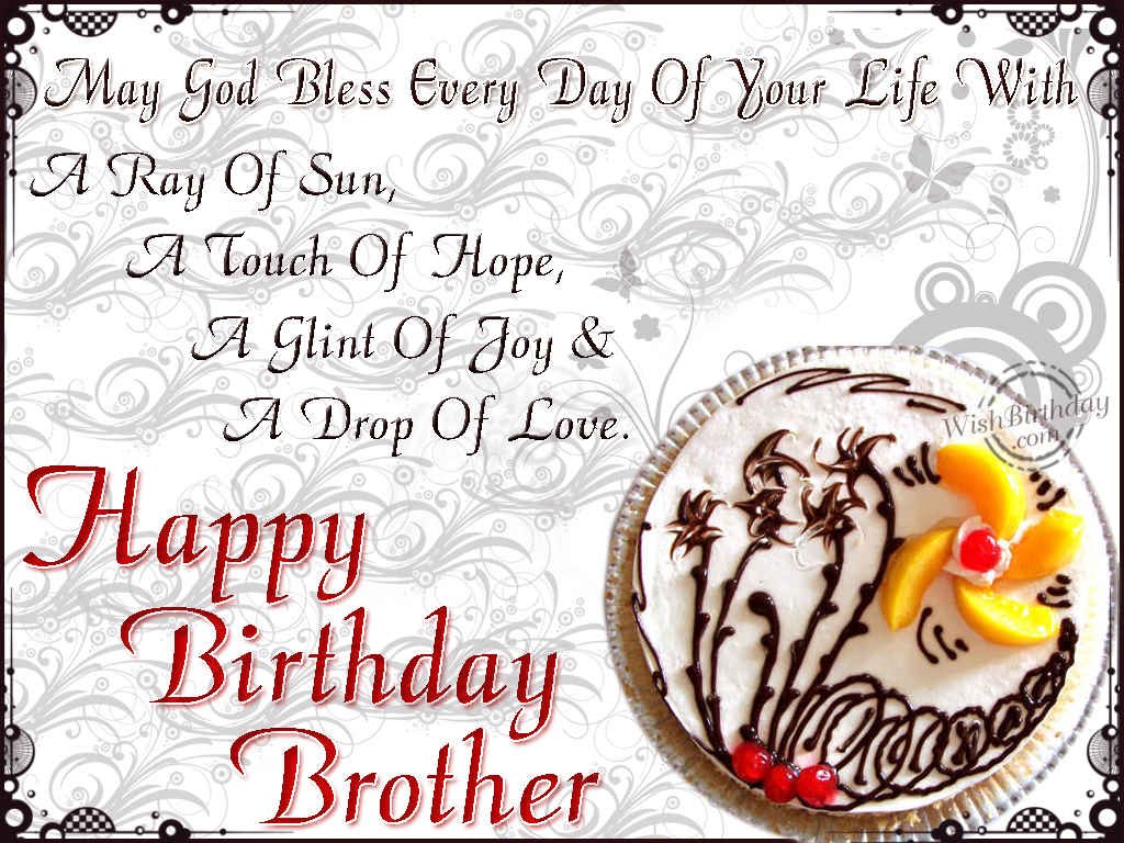 Happy Birthday Dear Brother WishBirthday