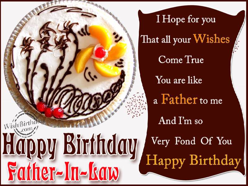 Birthday Wishes For Father In Law Birthday Images Pictures