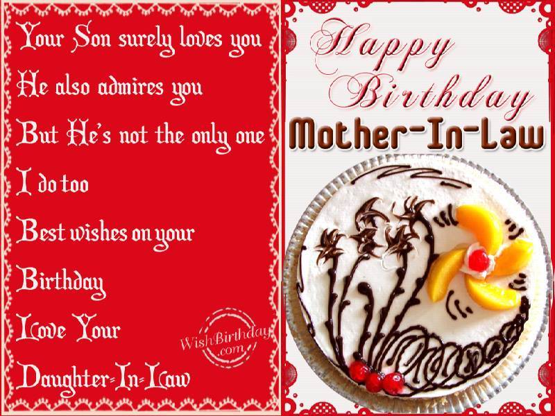 Birthday Wishes To Mother in law From Daughter in law WishBirthday