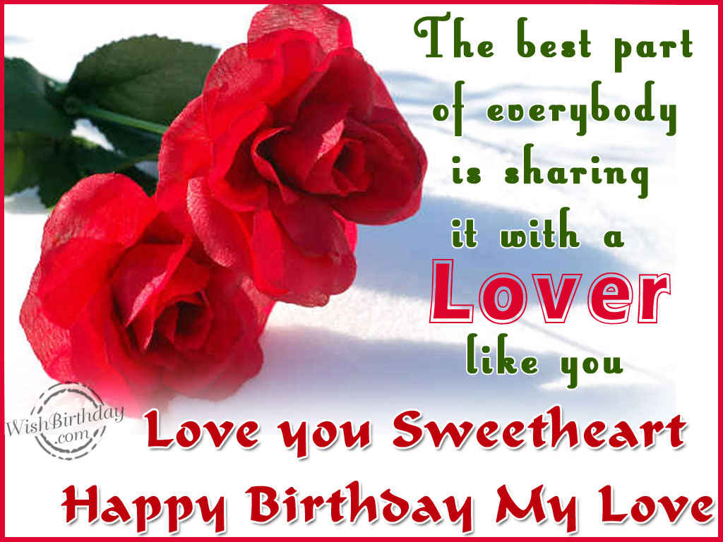 Wishing You A Happy Birthday Sweetheart - WishBirthday.com