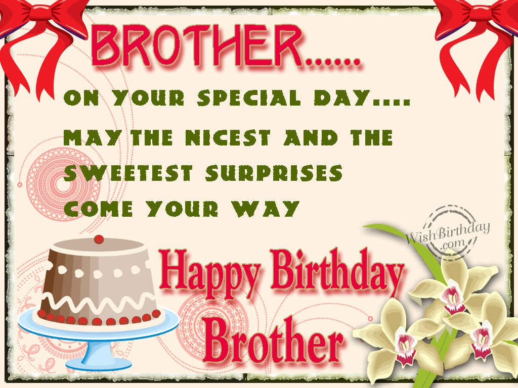 Happy Birthday Dear Brother Birthday Wishes Happy Birthday Pictures