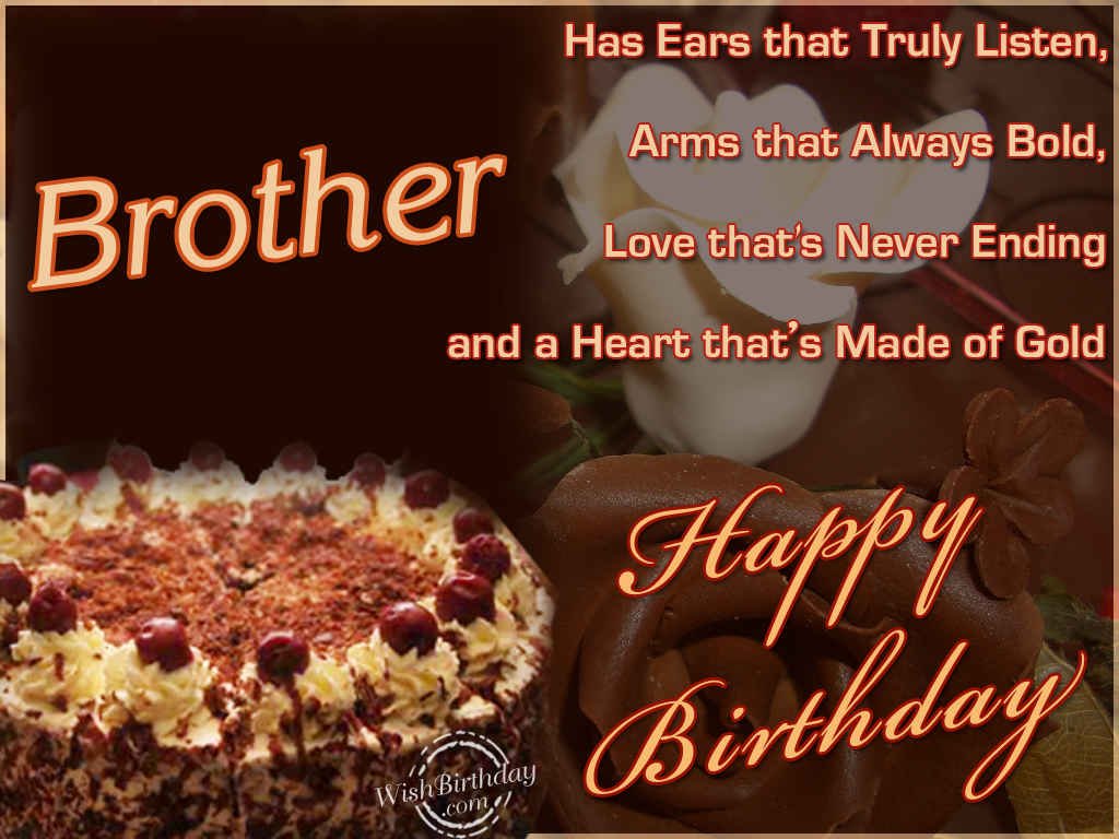 Happy Birthday Brother - WishBirthday.com