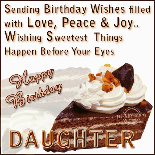 Happy Birthday Loving Daughter - Birthday Wishes, Happy Birthday Pictures