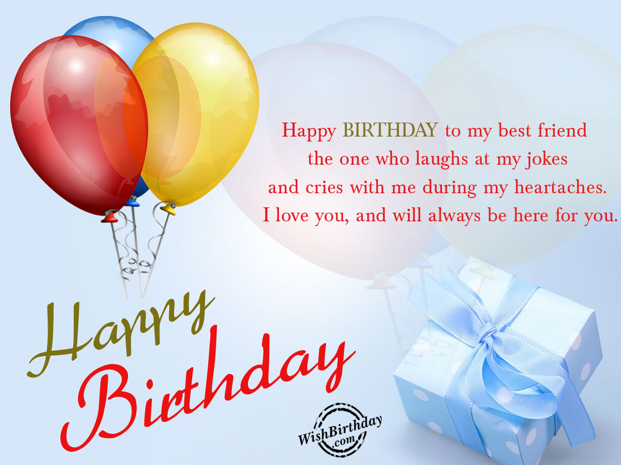 Happy birthday to my best friend - Birthday Wishes, Happy Birthday ...
