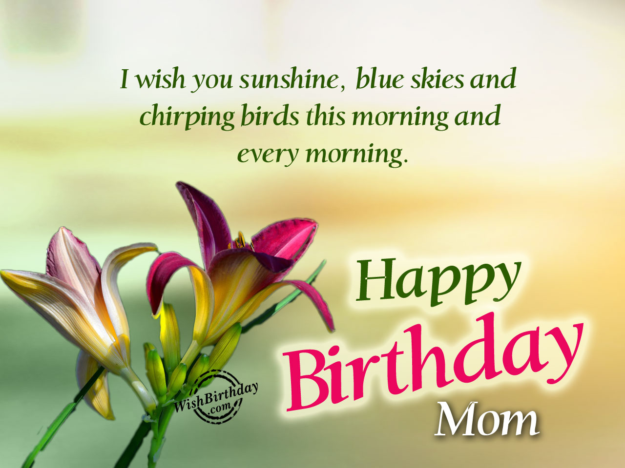 Happy Birthday Messages For Mom