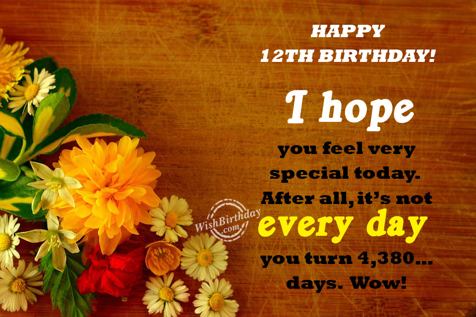 I Hope You Feel Very Special Today - Birthday Wishes, Happy Birthday ...
