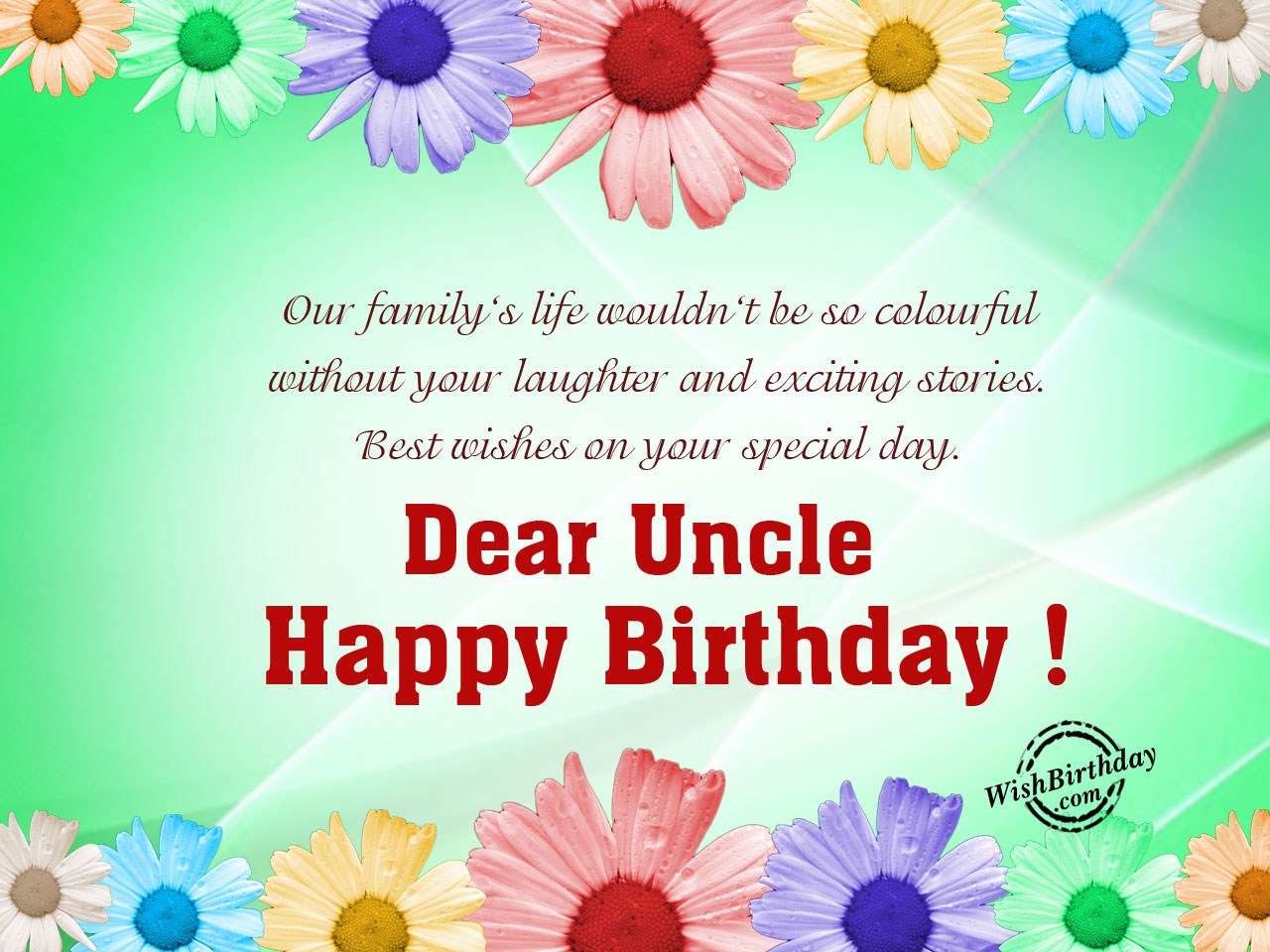 Birthday Wishes For Uncle Birthday Wishes Happy Birthday Pictures