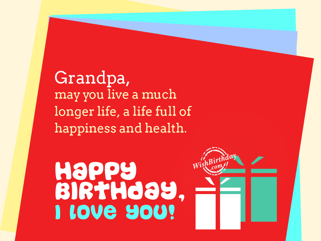 Download Birthday Wishes For Grandfather - Birthday Images, Pictures
